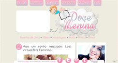 Desktop Screenshot of doce-menina.com